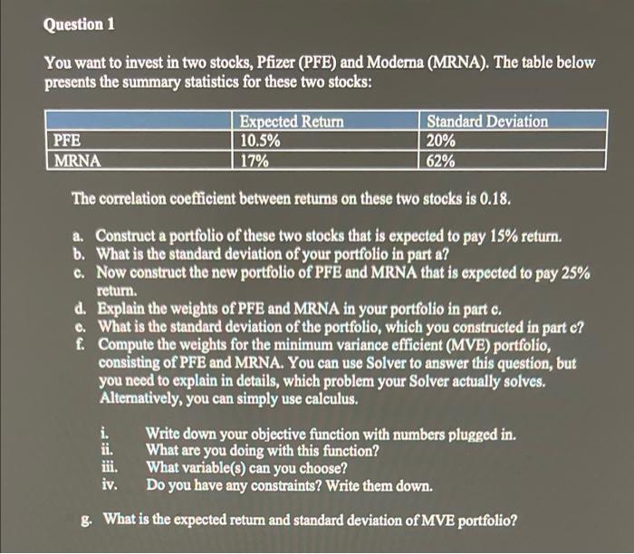 do not use excel. i only need answers from part e onwards!
