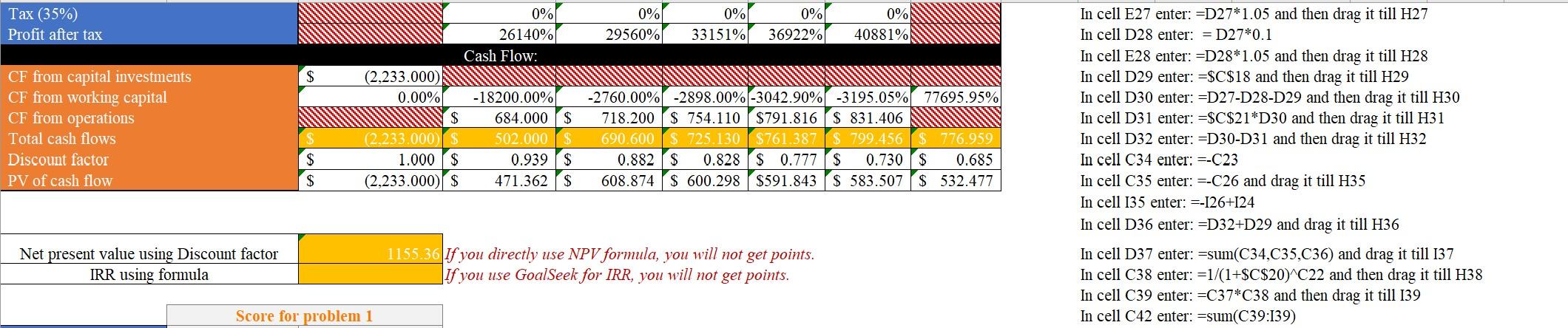 how to do the very first four (i.e bookvalue...) and towards the