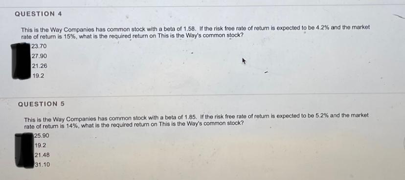 Using Financial calculator, explain steps or reasoning behind: QUESTION 4 This