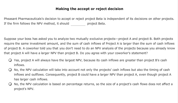 is comprehensive and is based on certain assumptions, or models and benchmarks