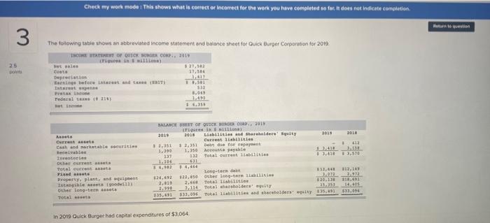  Check my work modu This shows what is correct or incorrect