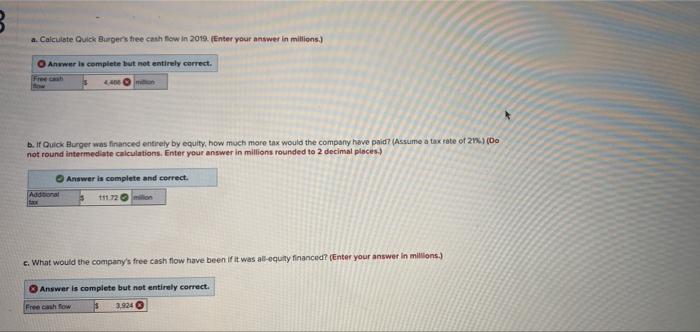 for the work you have completed so far I does not indicate