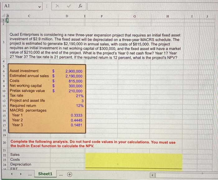  must be in formula format A1 fo D E F G