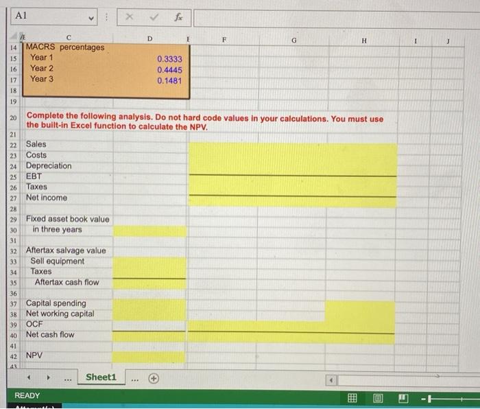 H I J 1 2 3 Quad Enterprises is considering a new