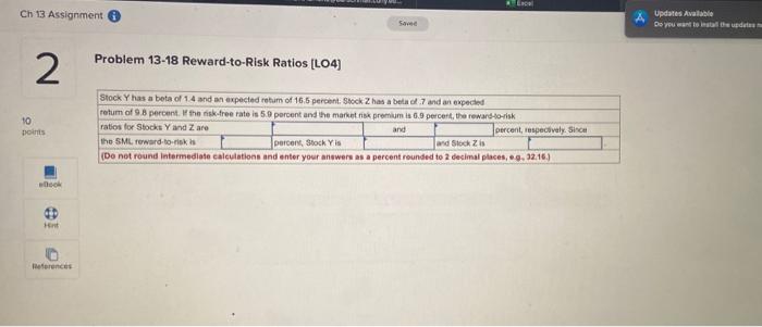  Ch 13 Assignment Sovee Updates Available Do you want to installe