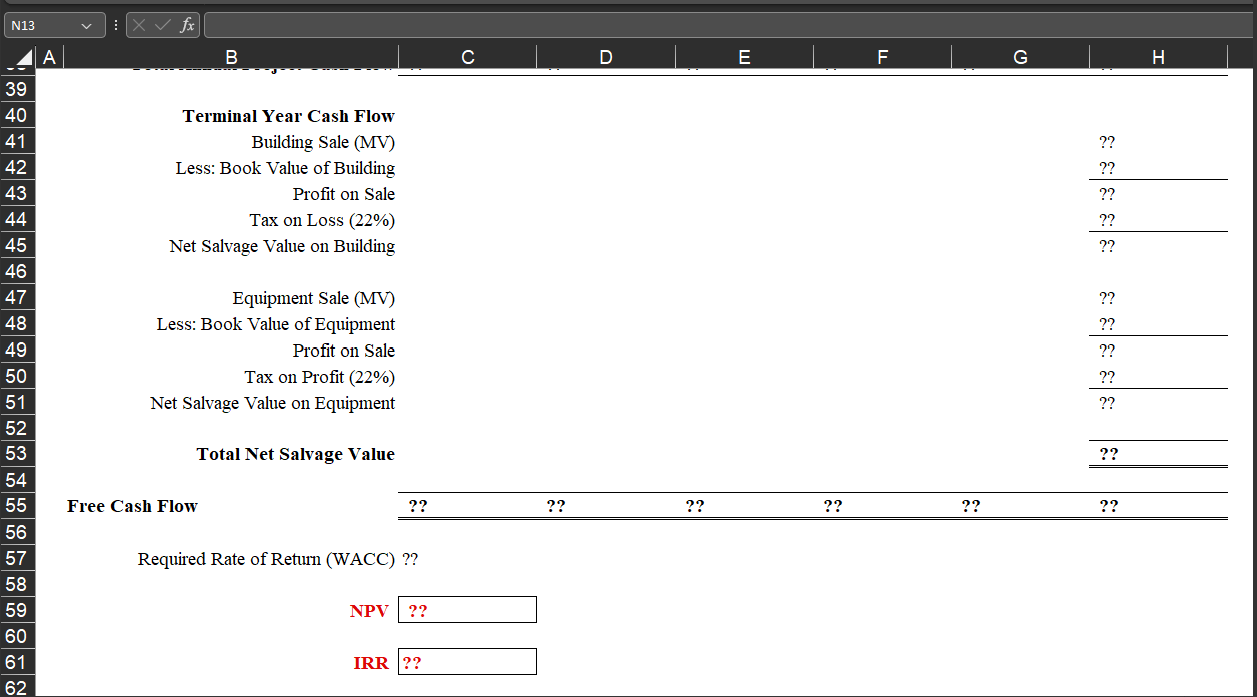 project to manufacture a new chip. a. The project's estimated economic life