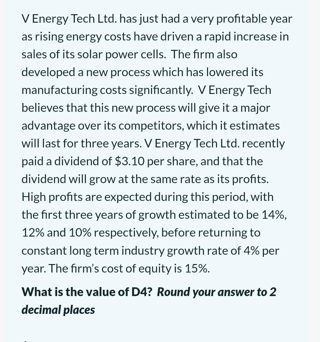 V Energy Tech Ltd. has just had a very profitable year