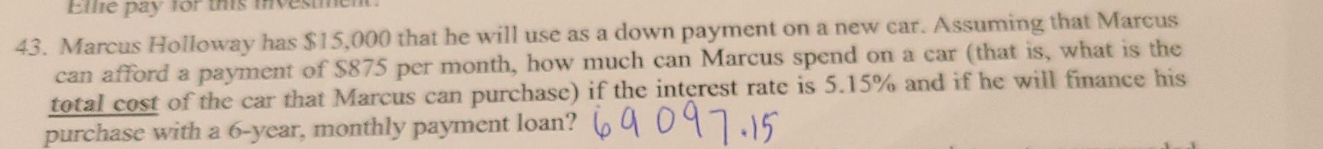 done instead#43 . I will thumbs up still she buys the car,
