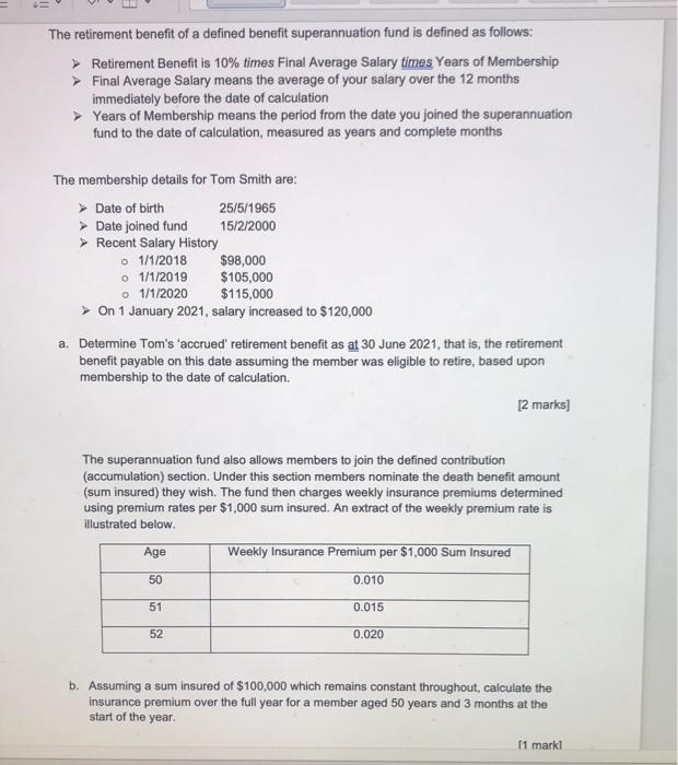 is payable upon death, paid at the end of the year of