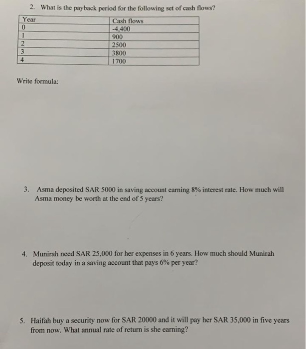 information calculate NPV and if you are a manager, which one do