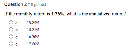 please show all work in excel Question 2 (10 points) If the