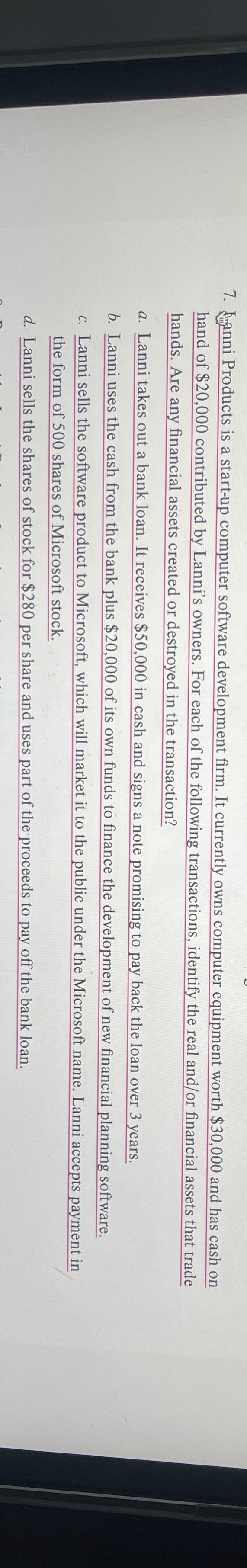  Kanni Products is a start-up computer software development firm. It currently