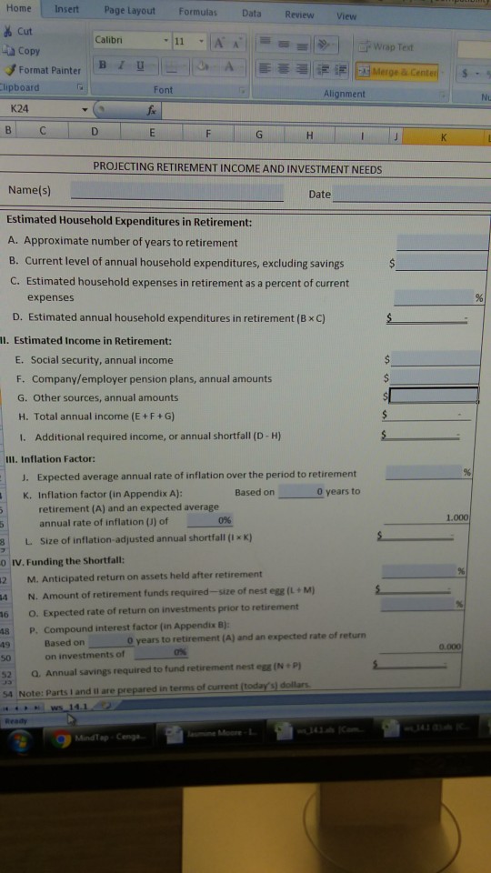 Ch14 Financial Planning Exercise 2 Save Check My Work eBook Chapter 14