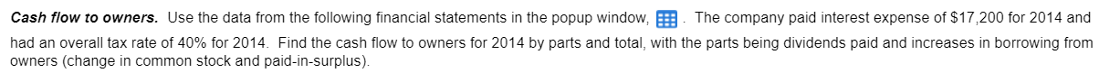 The distributed earnings is $ _____? Net new borrowing from owners