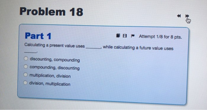 Given a fixed APR, compounding more frequently leads to O a higher
