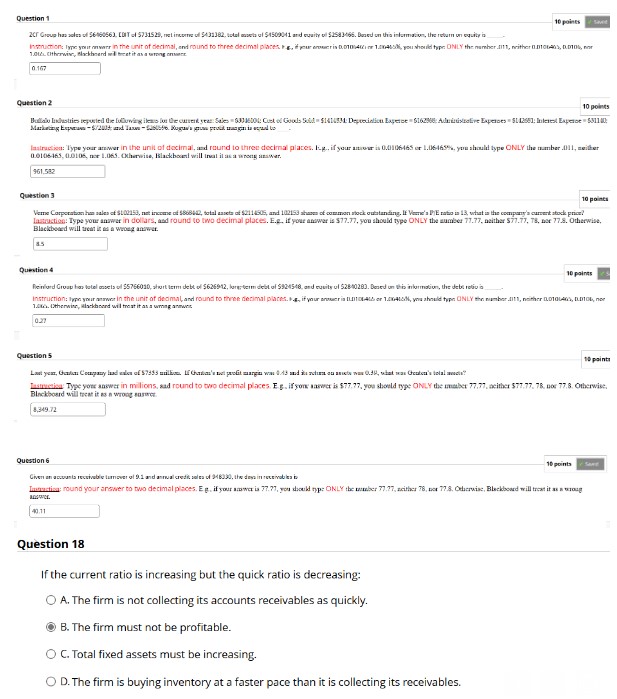  Question 1 Quastion 2 0.0106165,0.0106, nar 1.065. Oherwise, Blackhouel will iraal