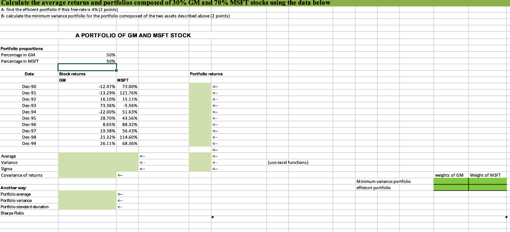Could I please get some help with what formuals/solutions to use in