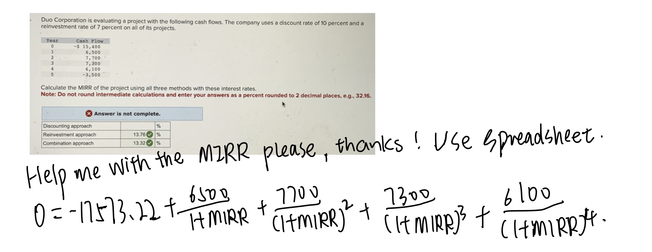 I've already wrote down the equation, and please help me with the