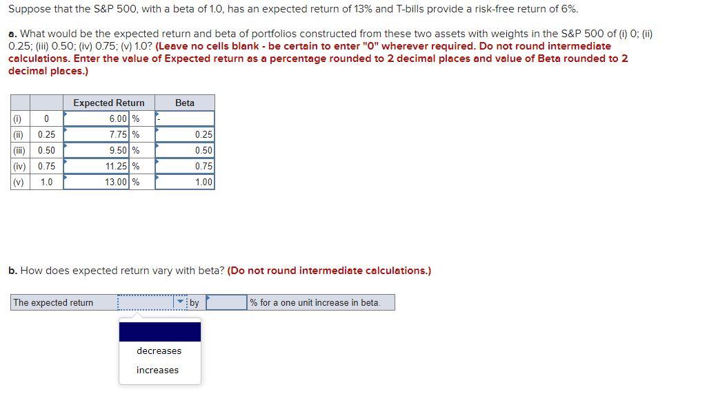 I need help with B Suppose that the S&P 500, with a