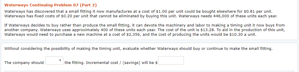 sells approximately 37,400 of these units each year. The variable costs for