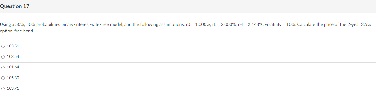 model, and the following assumptions: ro = 1.000%, rL = 2.000%, rH