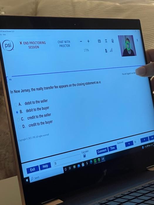  + psi X END PROCTORING SESSION CHAT WITH PROCTOR 1734 In