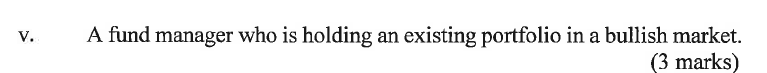 put, short call, or short put) to the stakeholder in each scenario