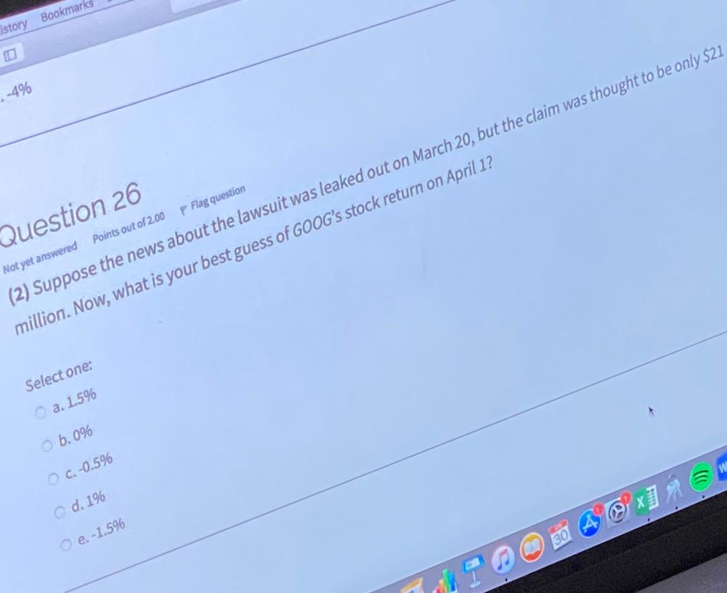 question Question 25 May 1 2% Not yet answered Points out of