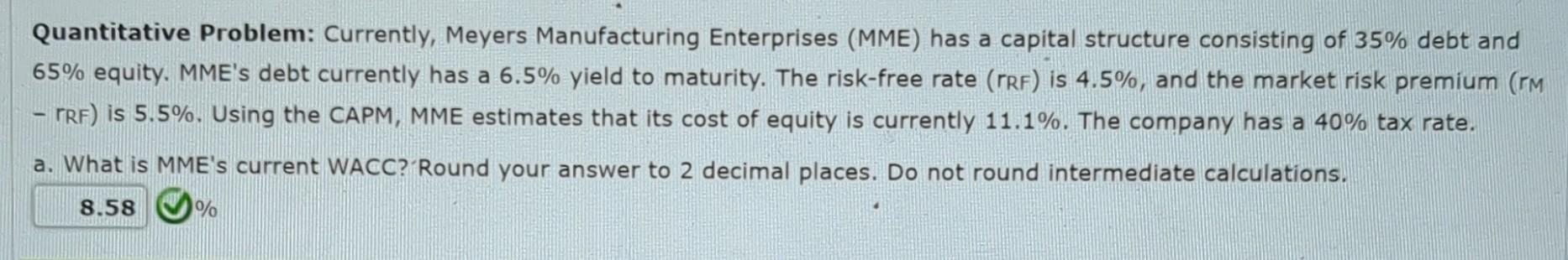 that proved under a restrictive set of assumptions that a firm's value