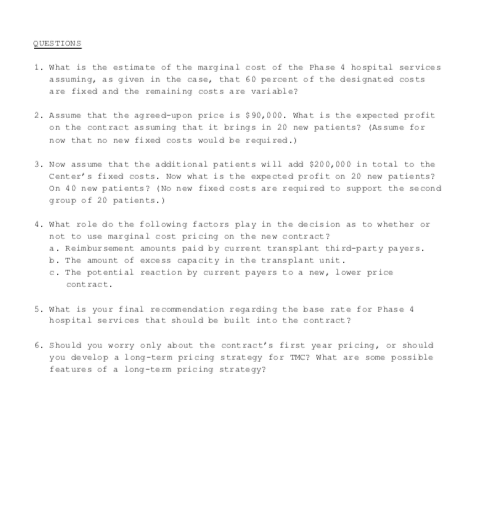 sophisticated area of organ transplants. William Winchester, the director of the Transplant