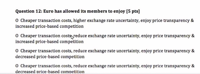The theory of comparative advantage was proposed by [5 pts] O Adam