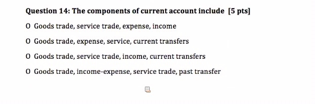 Smith O Will Smith O John Ricardo O David Ricardo Question 5: