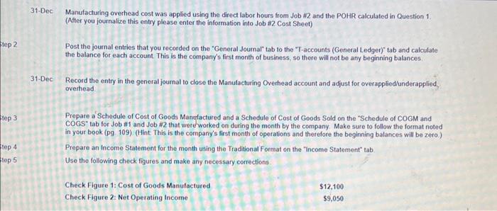 and manufacture two new tables for customers. You will design and buld