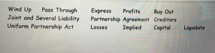 the blanks Instructions: Fill in the Blanks Using the Words Below 8.