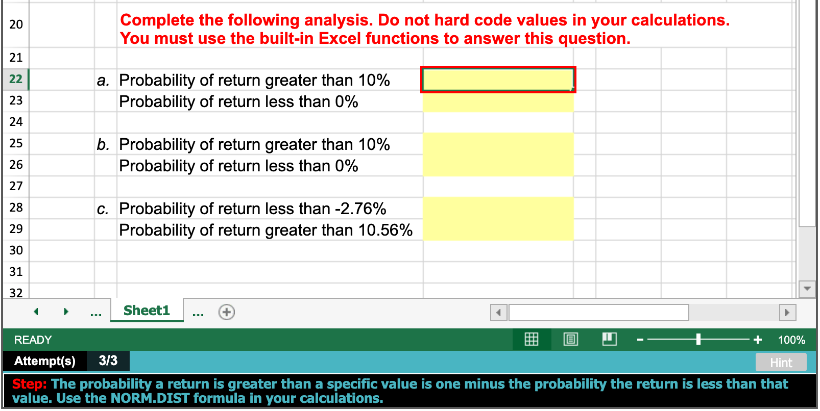 SOLVE EACH OF THE YELLOW BOXES. Suppose the returns on long-term corporate