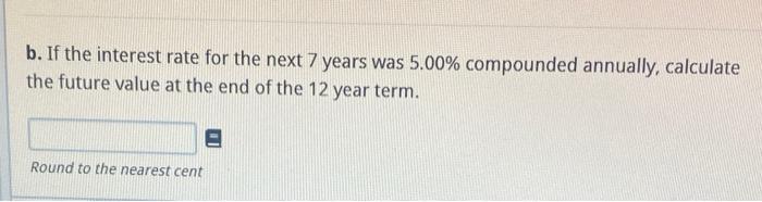 of $7,500 was made into an account at the end of every