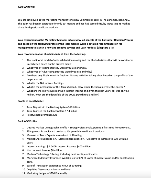  Question: REVIEW THE CASE POSTED ANSWER THE QUESTION - BE AS