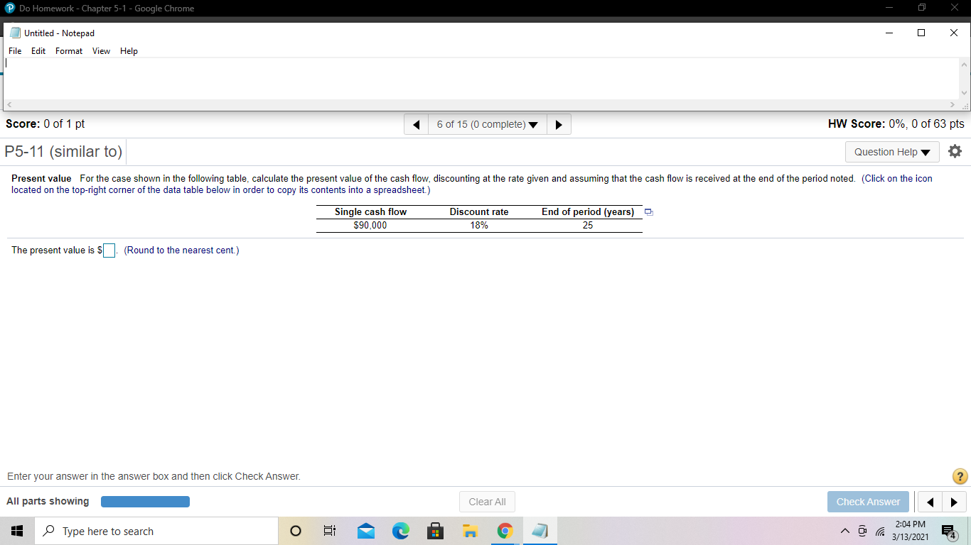  Do Homework - Chapter 5-1 - Google Chrome o Untitled -