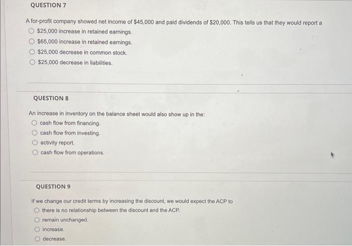  PLEASE ANSWER ALL THREE, WILL THUMBS UP!!! A for-profit company showed
