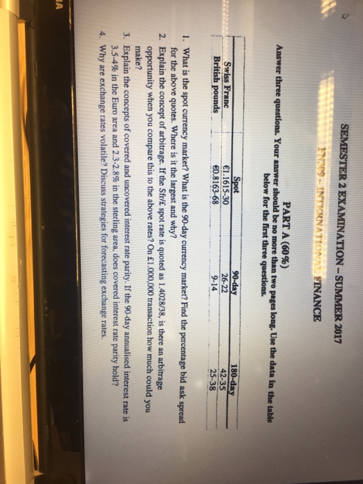  Part a question 2 .... it has to be done with