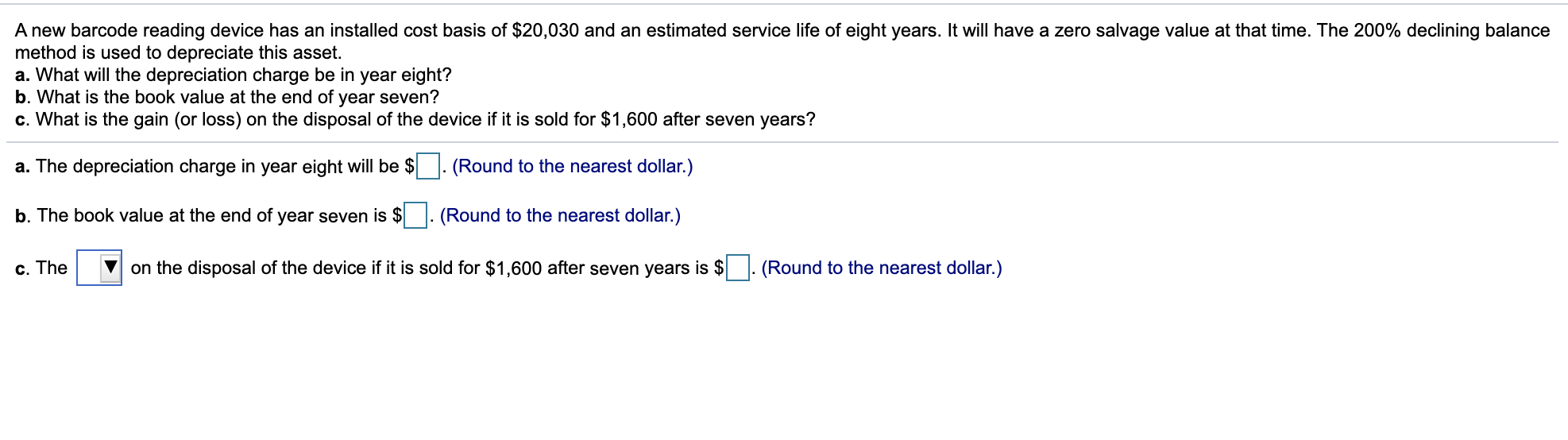 A new barcode reading device has an installed cost basis of