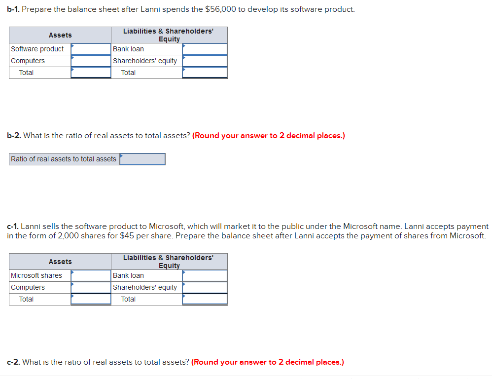 It currently owns computer equipment worth $33,500 and has cash on hand