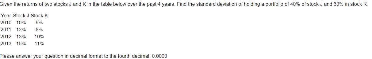 The answer is 0.0150, but how? Please show all work Given the