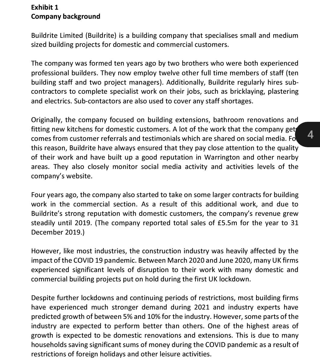 your role as a management consultant, prepare a business report for submission