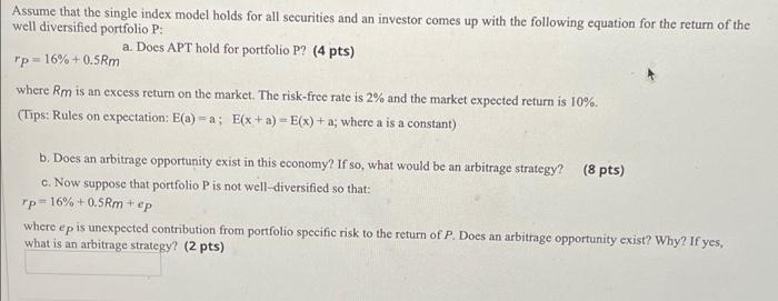 can you please explain the arbitage strategy and answer C in your