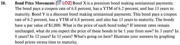 larger? Explain. 6. Coupon Rate [[] LO1] How does a bond issuer