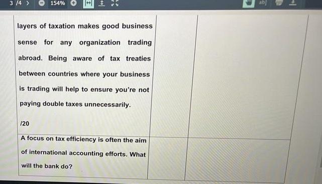 need to focus on in international tax compliance? Explain /15 DUE TUESDAY