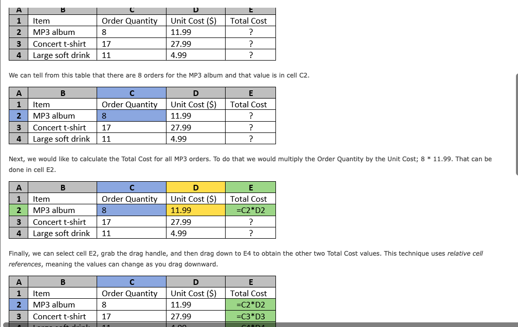 We can tell from this table that there are 8 orders