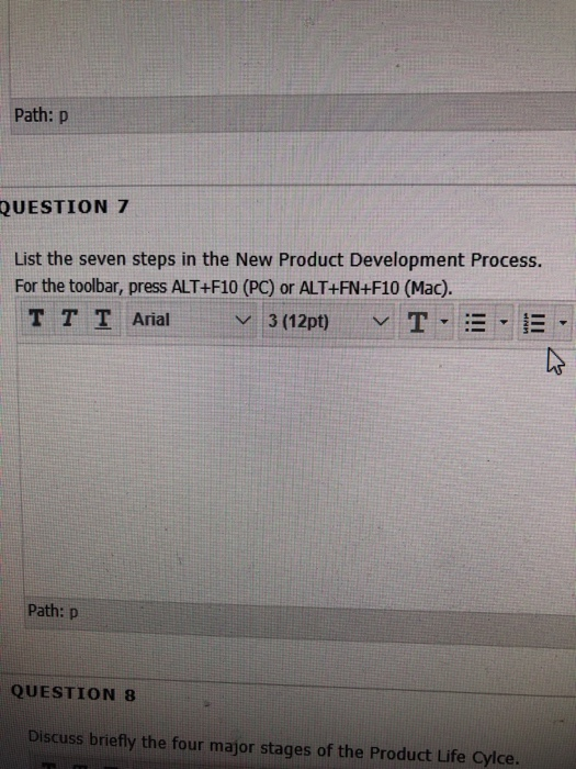  Path: p QUESTION 7 List the seven steps in the New