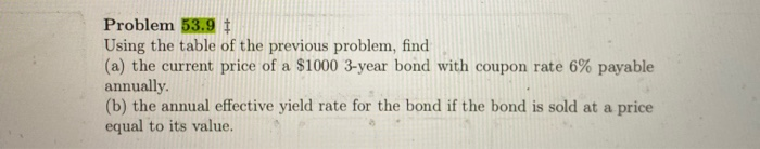  i need to mathematically show this! no excel please! Problem 53.9